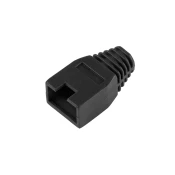 CABLETECH Pokrovček za priključek 8P8C (RJ45) črn
