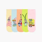 Cropp - Pakovanje od 5 para carapa s dezenom SpongeBob SquarePants - šareno