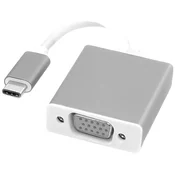 ROLINE Roline USB 3.1 (gen. 2) adapter [1x moški konektor USB-C® - 1x ženski konektor VGA] 12033203 0.1 m, (20630617)