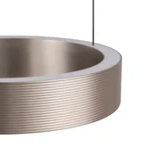 Brilliant LED-visoka svetilka Axion, črna/rjava, dolžina 32 cm, CCT - Dnevna soba/jedilnica - Sodobni - črna, rjava - Kovina