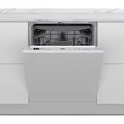 Whirlpool WIC 3C33 PFE Ugradna mašina za pranje sudova, 14 kompleta