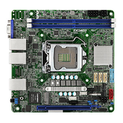 ASRock Rack ASRock Server motherboard E3C246D2I, 1 x SKT LGA1151, Intel E-2000, C246, 2xDIMM, SATA, 1xM.2, 2xGbE, IPMI (E3C246D2I)