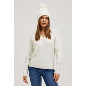 Marisse Pearl Pompom Hat