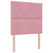 Vidaxl Vzglavje Roza 90 cm Žamet