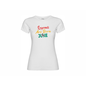 ženska majica Legends are born in June