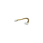 ROLINE Roline tok priključni kabel [1x 4-polni moški konektor Molex - 1x 4-polni moški konektor ATX] 0.15 m črna\, rumena, (20414741)