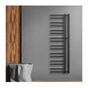 P.M.H. T2B-L - Peškirni rebrasti radijator za kupatilo THEIA 352W 154 cm leva/crna