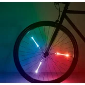 Brightz Spoke Tube LED lučke za špice na kolesu, večbarvne