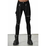 Unisex hlače KILLSTAR - Unlawful - Črna - KSRA007546