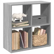 shumee vidaXL Polica, siva sonoma hrastova, 69,5 x 29 x 69,5 cm