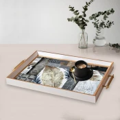Aberto Design Poslužavnik TPB9890 50 x 29 x 3.5 cm, Šareni