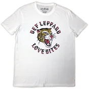 Def Leppard Love Bites Circle White M Majica