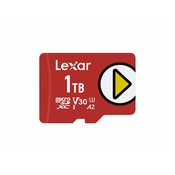 LEXAR Spominska kartica PLAY, micro SDXC, 1TB, 160MB/s, U3, V30, A2, UHS-I