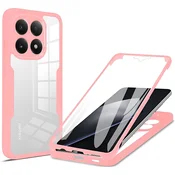 Hibridni Full body ovitek Techsuit ColorVerse 360 za Xiaomi 15T - pink