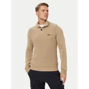 Aeronautica Militare Pulover 262MA1572UL00409 Bež Regular Fit