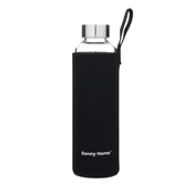 Homestar Steklenica za pitje H22,5 cm 550 ml črno ohišje