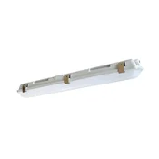 G & L Handels GmbH LED-svetilka za vlažne prostore 661060, siva, dolžina 65,5 cm, IP65 - siva, bela, kovinska - Plastika
