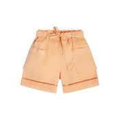 Guess Kratke hlače iz tkanine J3GD03 WE8R0 Oranžna Relaxed Fit