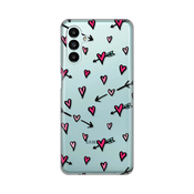 Silikonska maska za Samsung A136B/A047F Galaxy A13 5G/A04s Heart Pattern Print Skin providna