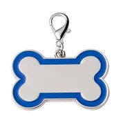 INF 2-pack kovinskih ID obesek z barvnim kostnim robom, graviran Dark Blue, (5000302052)