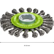 Kolutna ščetka PRO Stainless Steel heavy X-Lock, 115 x 0,5 mm