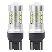 AMIO žarnice canbus 3030 24smd t20 7443 w21/5w bela 12v/24v