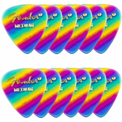 Fender 351 Shape Premium Picks Medium Rainbow 12 Pack