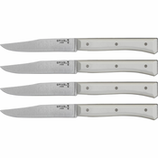 Opinel Table Knives Facette Set of 4 white