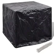 Vidaxl IBC pokrivalo za zbiralnik vode z 8 obročki 116x100x120 cm