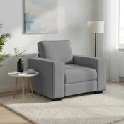 Sofa fotelja svijetlosiva 100x77x82 cm tkanina