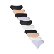 Hunkemöller Tangice bež / sivka / črna / bela
