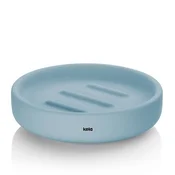 Kela Posodica za milo KL-24520 Sana premera 11,5 x 3 cm modra
