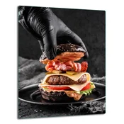shumee Steklena plošča, pult, 40x52 hamburger