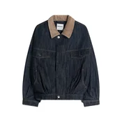 Bershka Prehodna jakna marine