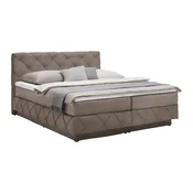 Premium Living Postelja Boxspring Cordoba, Rjava, 160x200