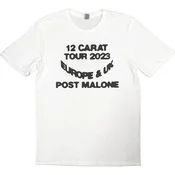 Post Malone Spotlight 2023 Tour (Back Print & Ex-Tour) White M Majica