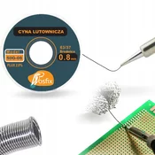 Rosfix ROSFIX SPAJKALNI KOSITER SN63PB37 0,8MM 50G 2% FLUX V KOLOBARJU, (22016816)