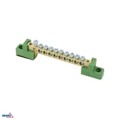 Sponka za DIN letev 63A 500V zelena Schelinger BM-A18-TBJ-6X09-10P-ZI