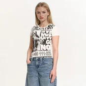 Cropp - Majica s printom - light grey