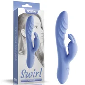 VIBRATOR RABBIT Lovetoy LAllure Swirl Blue
