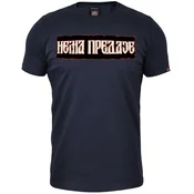011Shop Muška majica kratkih rukava, Nema predaje, Teget