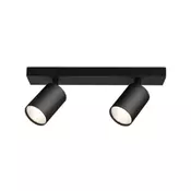 Reflektor plafonski 2XGU10 IP20 black