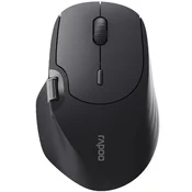 Rapoo Bežicni miš, 2.4GHz, Bluetooth, USB, Crni