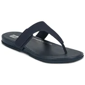 FitFlop GRACIE ADJUSTABLE CANVAS TOE-POST SANDALS Tamno plava