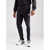 adidas  Essentials 3-Stripes Fleece Joggers  Črna