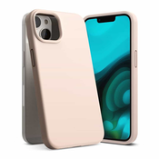 RINGKE SILIKONSKI OVITEK ZA IPHONE 14 PLUS / 15 PLUS PINK SAND