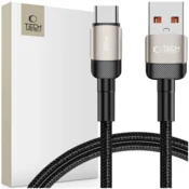 Tech-protect TECH-PROTECT ULTRABOOST EVO TYPE-C KABEL 100W/5A 100CM TITAN