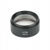 OEM Objektiv 0.75X za Stereoskopski Mikroskop – 48 mm Navoj, 120 mm Delovna Razdalja | Visoka Kakovost
