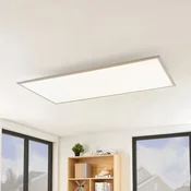 Lindby LED panel Stenley, CCT, 120 cm x 60 cm, z možnostjo zatemnitve - Kuhinja - Sodobni - bela, srebrna - Plastika
