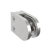 ECONOMY objemno okovje za steklo za okroglo cev 42,4mm, okroglo,inox brušen V2A